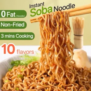 0脂肪荞麦面🔥Instant Soba Noodles Zero Fat Non-fried Noodles Instant Noodles